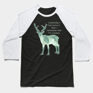 Anxious Caribou Baseball T-Shirt